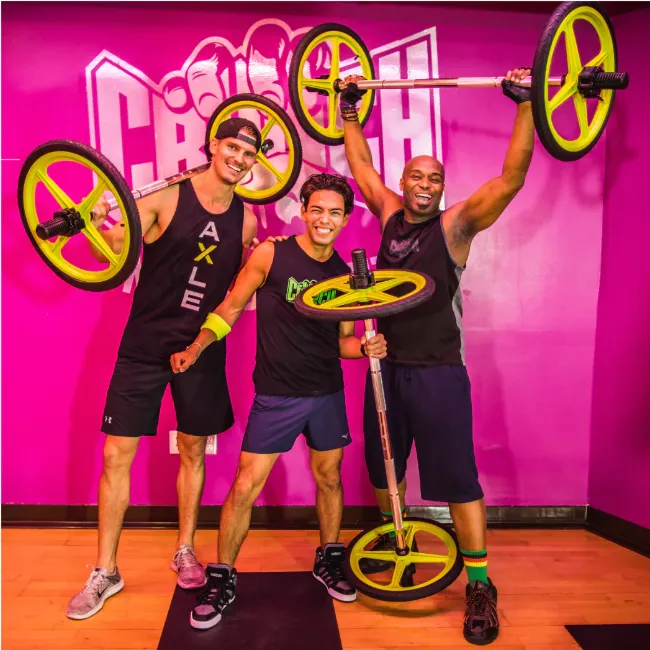 AXLE Workout members training during a B2B fitness program